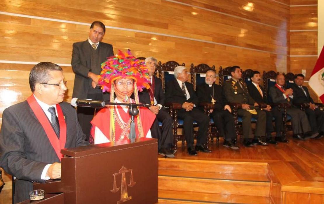 Imagen 1 Implementación del servicio de interpretación y/o traducción en lenguas originarias del país en la Cortes Superior de Justicia de Arequipa